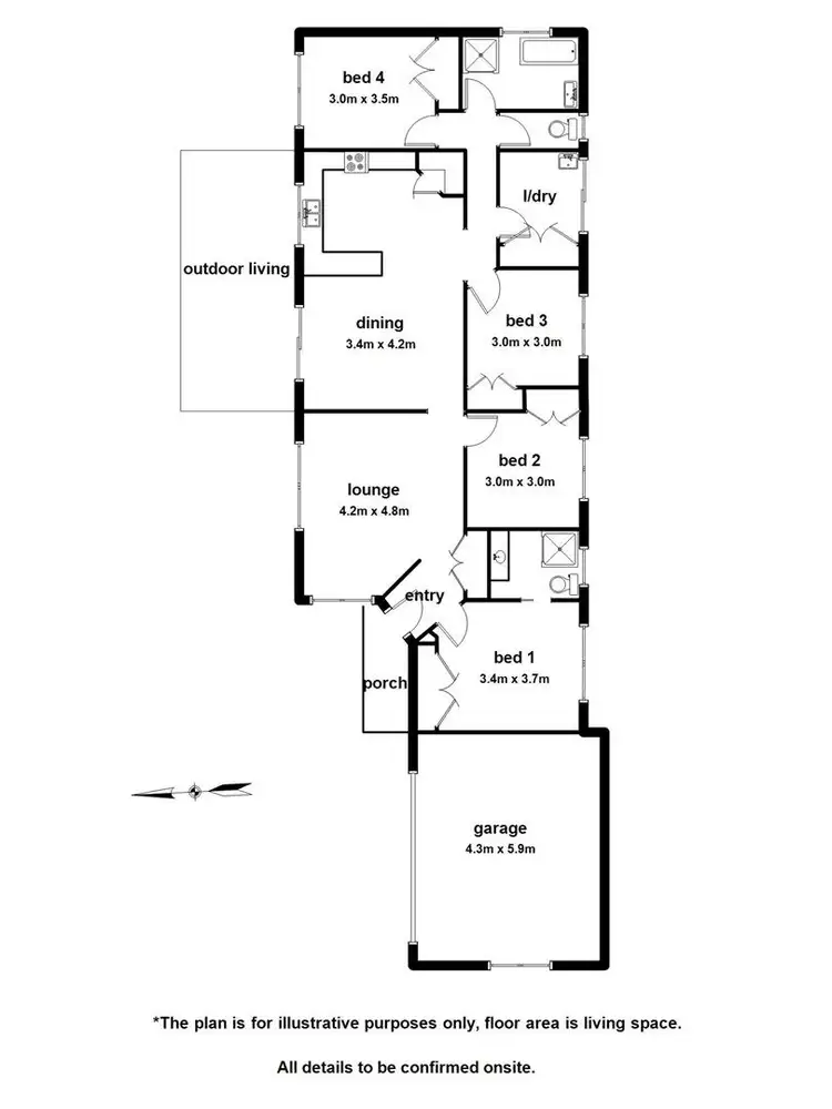 Floorplan of Homely house listing, 16 Euroa Avenue, Berwick VIC 3806