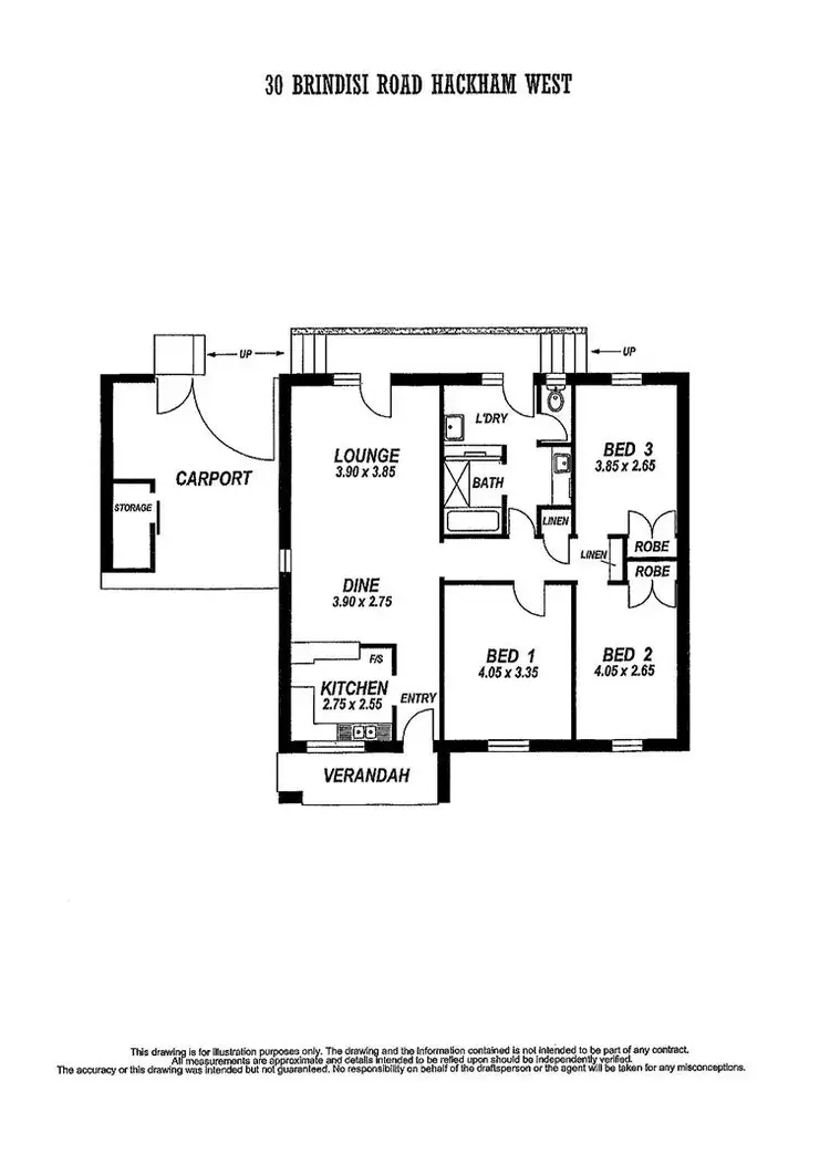 Floorplan of Homely house listing, 30 Brindisi Road, Hackham West SA 5163