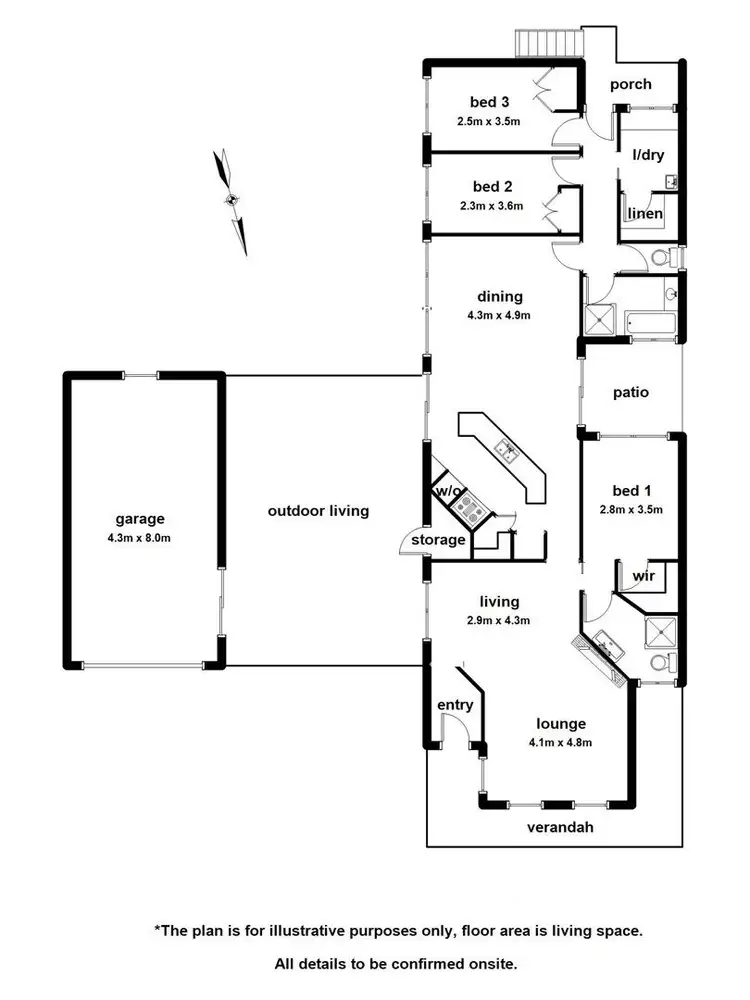 Floorplan of Homely house listing, 2 Leonard Avenue, Berwick VIC 3806