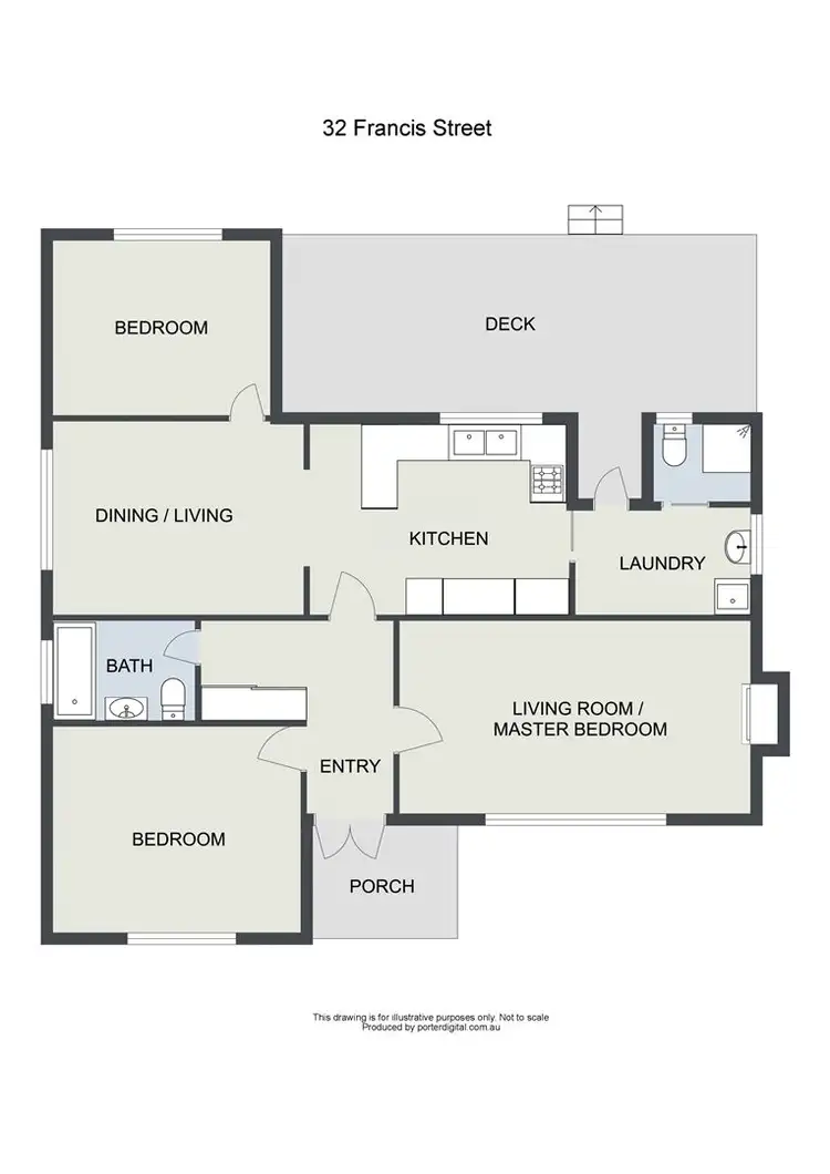 Floorplan of Homely house listing, 32 Francis Street,, Yea VIC 3717