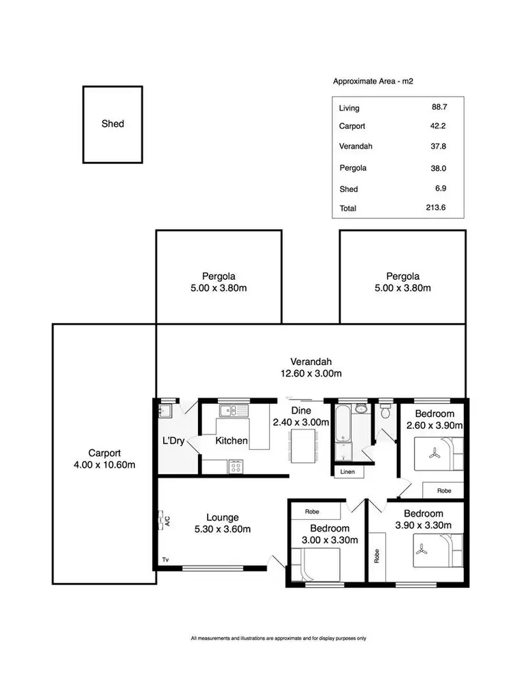 Floorplan of Homely house listing, 9 Trim Crescent, Old Noarlunga SA 5168