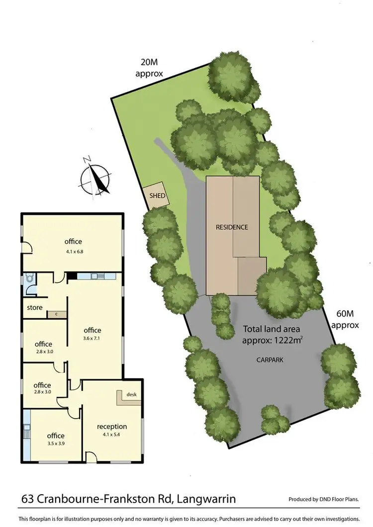 Floorplan of Homely house listing, 63 Cranbourne-Frankston Road, Langwarrin VIC 3910