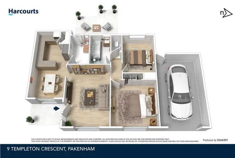 Floorplan of Homely house listing, 9 Templeton Crescent, Pakenham VIC 3810