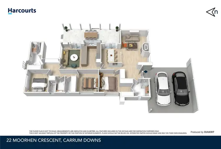 Floorplan of Homely house listing, 22 Moorhen Crescent, Carrum Downs VIC 3201