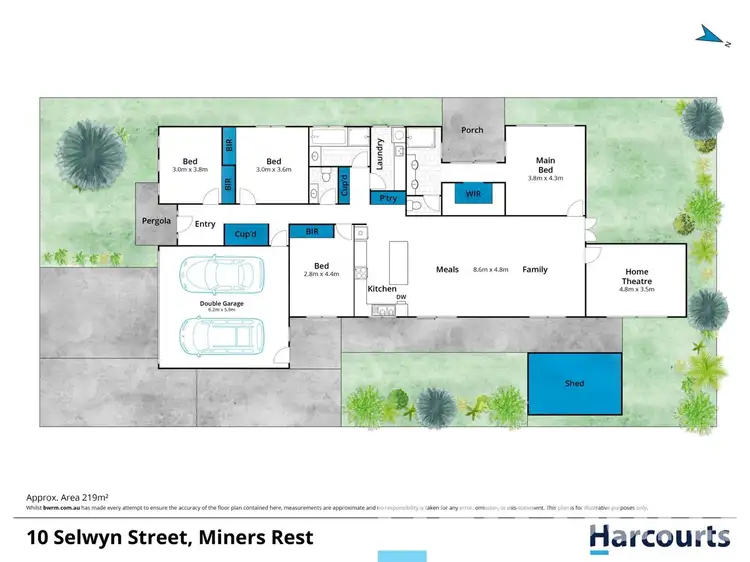 Floorplan of Homely house listing, 10 Selwyn Street, Miners Rest VIC 3352