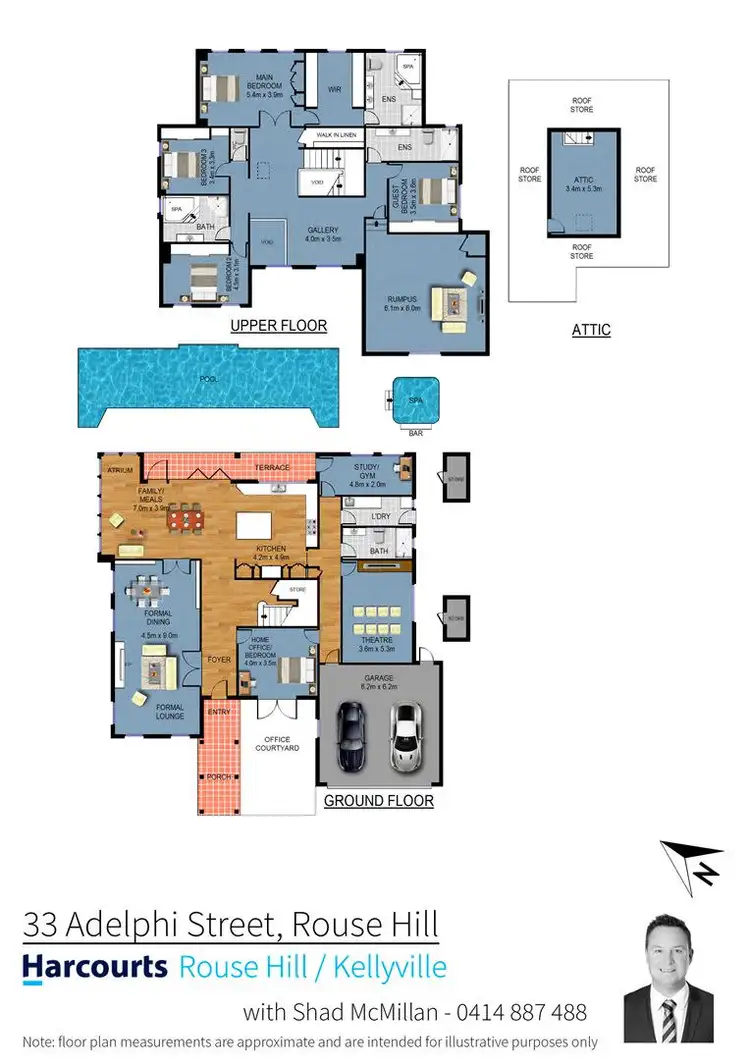 Floorplan of Homely house listing, 33 Adelphi Street, Rouse Hill NSW 2155