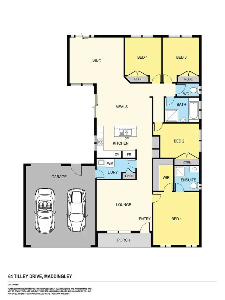 Floorplan of Homely house listing, 64 Tilley Drive, Maddingley VIC 3340