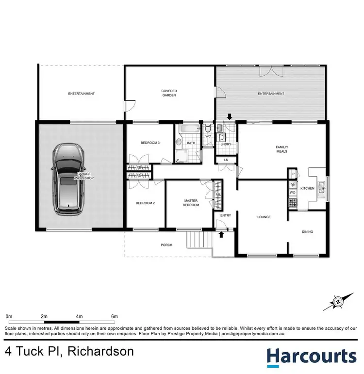 Floorplan of Homely house listing, 4 Tuck Place, Richardson ACT 2905