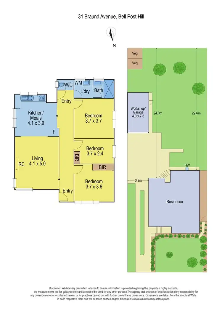Floorplan of Homely house listing, 31 Braund Avenue, Bell Post Hill VIC 3215