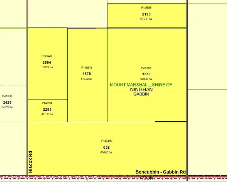 Floorplan of Homely rural property listing, Crnr Bencubbin-Gabbin Rd & Hiscox Rd, Gabbin WA 6476