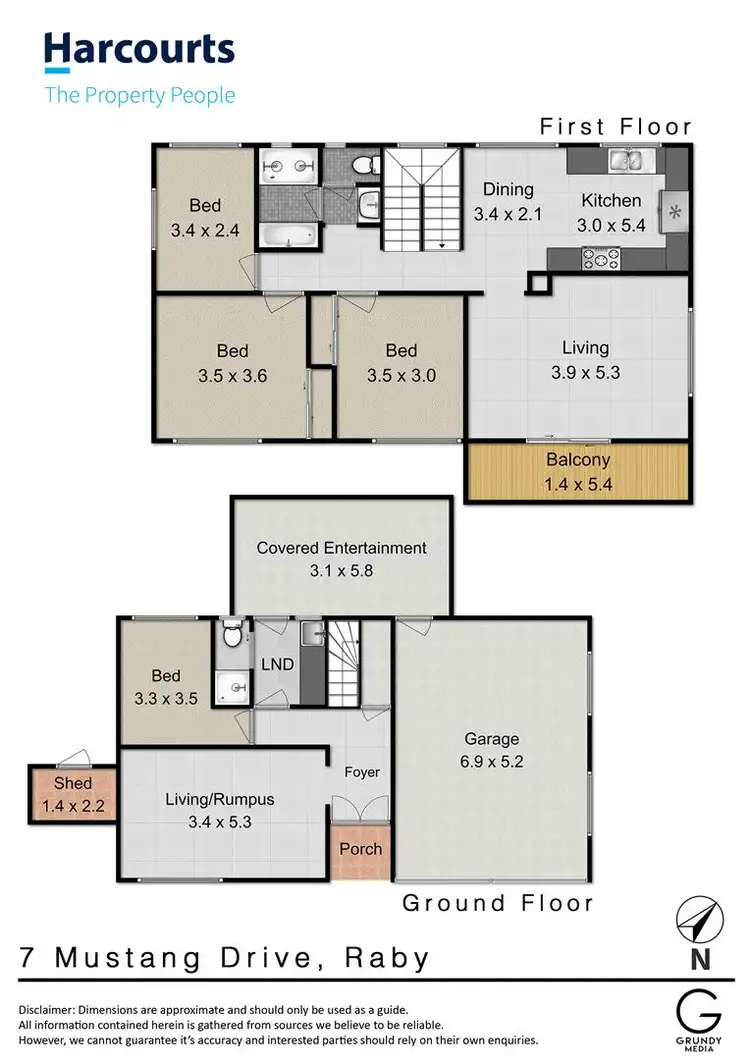 Floorplan of Homely house listing, 7 Mustang Drive, Raby NSW 2566