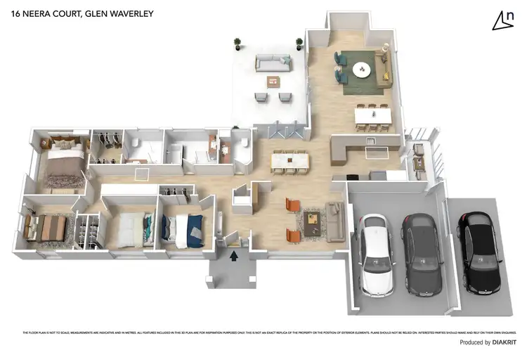 Floorplan of Homely house listing, 16 Neera Court, Glen Waverley VIC 3150