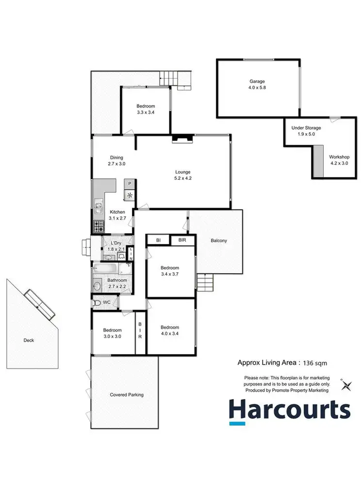 Floorplan of Homely house listing, 29 Cottesloe Street, Lindisfarne TAS 7015
