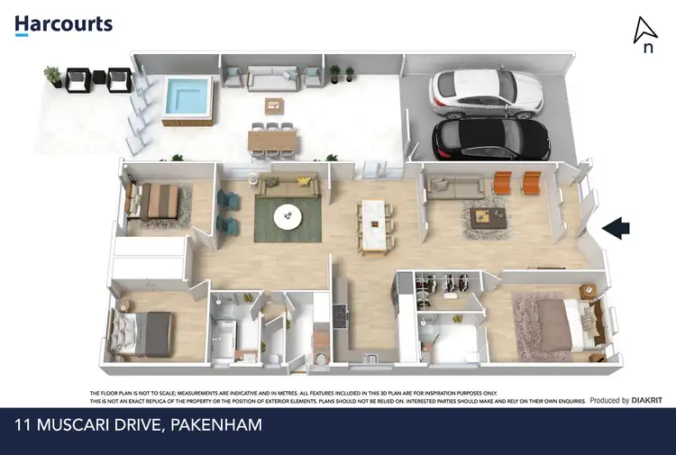 Floorplan of Homely house listing, 11 Muscari Drive, Pakenham VIC 3810