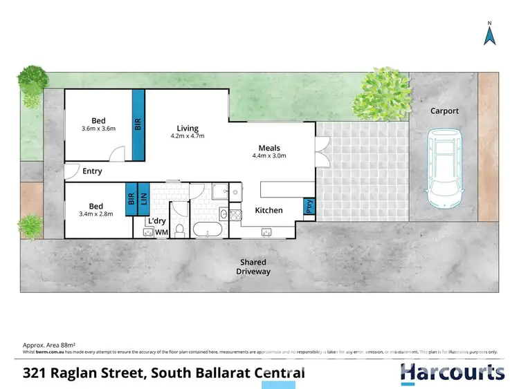 Floorplan of Homely house listing, 321 Raglan Street South, Ballarat Central VIC 3350