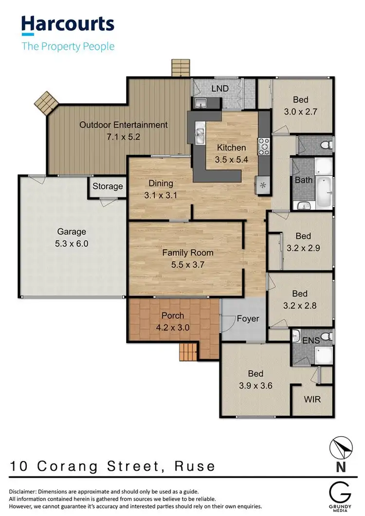 Floorplan of Homely house listing, 10 Corang Street, Ruse NSW 2560