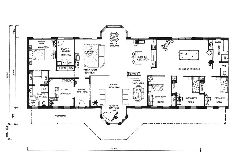 Floorplan of Homely rural property listing, 643 Spring Valley Road, Yea VIC 3717