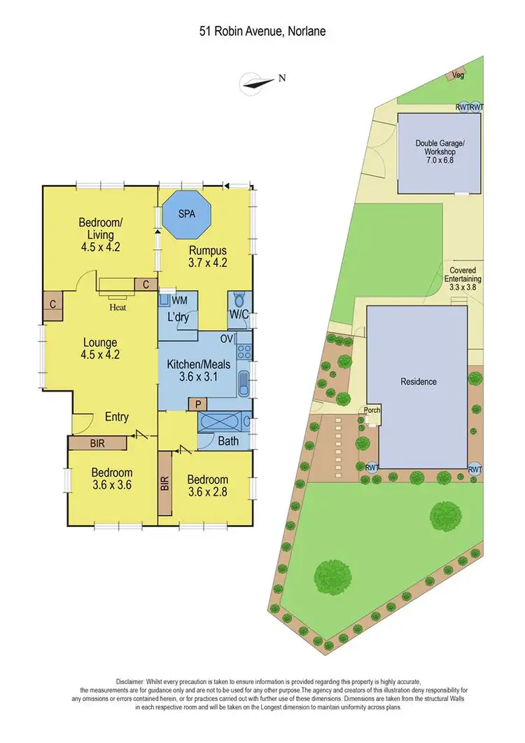 Floorplan of Homely house listing, 51 Robin Avenue, Norlane VIC 3214