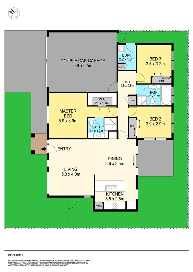 Floorplan of Homely house listing, 103 McNulty Drive, Wendouree VIC 3355