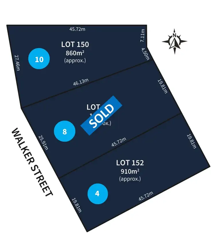 Floorplan of Homely land listing, 4-10 Walker Street, Hayborough SA 5211