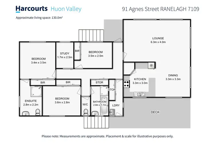 Floorplan of Homely house listing, 91 Agnes Street, Ranelagh TAS 7109