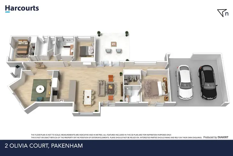 Floorplan of Homely house listing, 2 Olivia Court, Pakenham VIC 3810