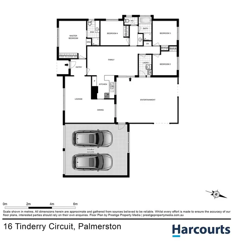 Floorplan of Homely house listing, 16 Tinderry Circuit, Palmerston ACT 2913