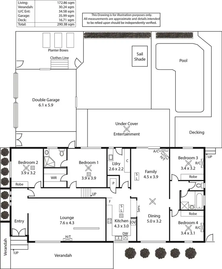 Floorplan of Homely house listing, 16 Olde Coach Road, Urrbrae SA 5064