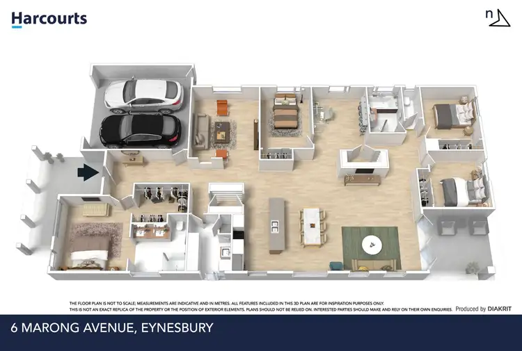 Floorplan of Homely house listing, 6 Marong Ave, Eynesbury VIC 3338