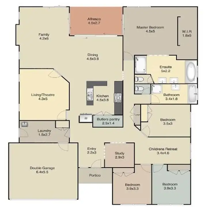 Floorplan of Homely house listing, 3 Quartz Crescent, Mango Hill QLD 4509