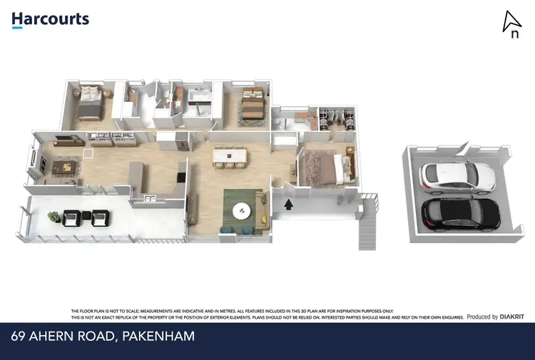 Floorplan of Homely house listing, 69 Ahern Road, Pakenham VIC 3810