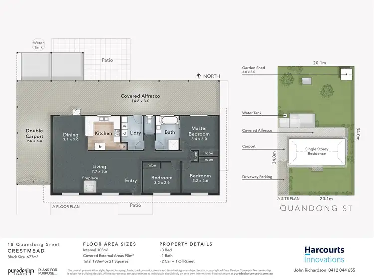 Floorplan of Homely house listing, 18 Quandong Street, Crestmead QLD 4132