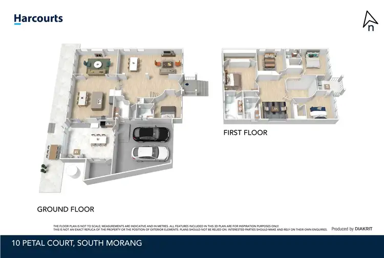 Floorplan of Homely house listing, 10 Petal Court, South Morang VIC 3752