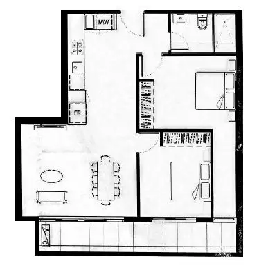Floorplan of Homely apartment listing, 303/20 Bedford Street, Reservoir VIC 3073