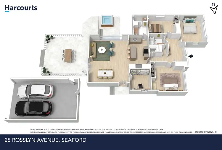 Floorplan of Homely house listing, 25 Rosslyn Avenue, Seaford VIC 3198