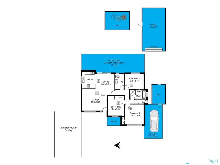 Floorplan of Homely house listing, 3 Haven Road, Aberfoyle Park SA 5159