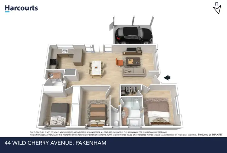 Floorplan of Homely house listing, 44 Wild Cherry Avenue, Pakenham VIC 3810