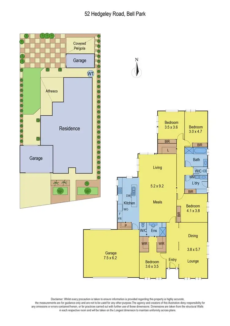 Floorplan of Homely house listing, 52 Hedgeley Road, Bell Park VIC 3215