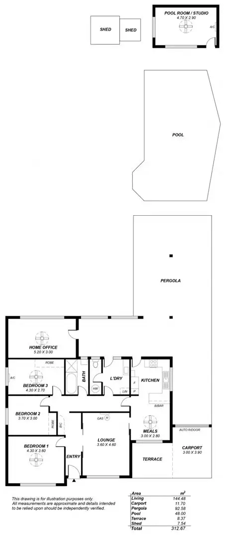 Floorplan of Homely house listing, 5 Alton Avenue, Magill SA 5072