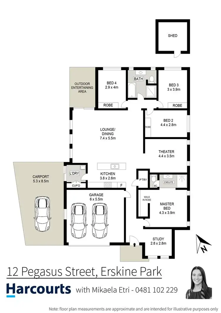 Floorplan of Homely house listing, 12 Pegasus Street, Erskine Park NSW 2759