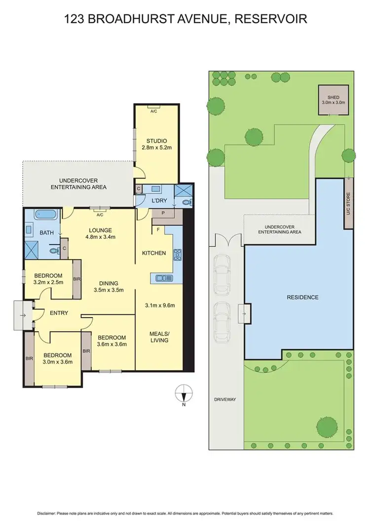 Floorplan of Homely house listing, 123 Broadhurst Ave, Reservoir VIC 3073
