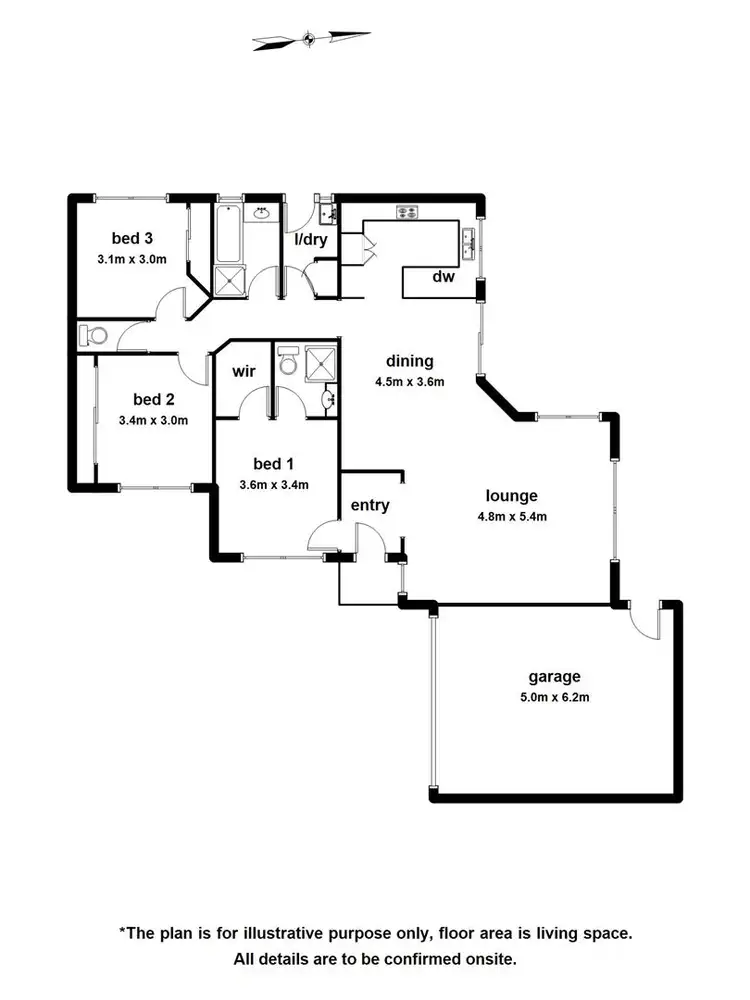 Floorplan of Homely unit listing, 2/7 Railway Avenue, Beaconsfield VIC 3807