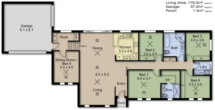 Floorplan of Homely house listing, 6/7 Childs Road, Mount Barker SA 5251