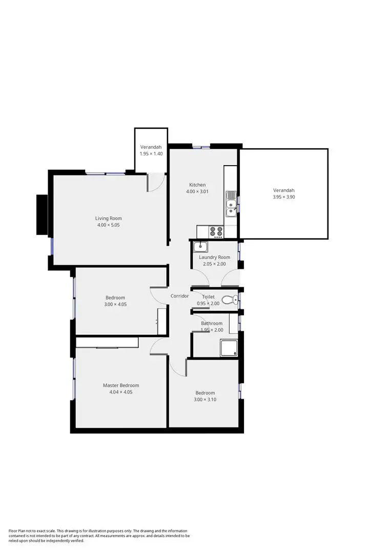 Floorplan of Homely house listing, 17 Threadgold Street, Peterborough SA 5422