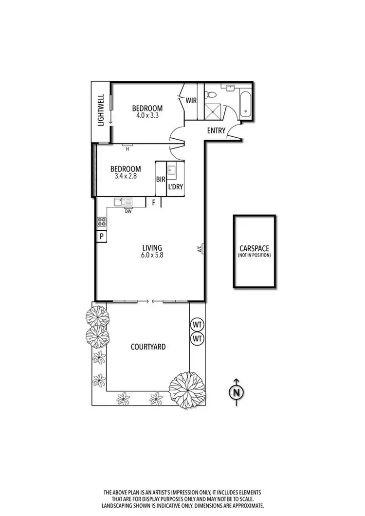 Floorplan of Homely apartment listing, 4/20 Westgarth Street, Northcote VIC 3070