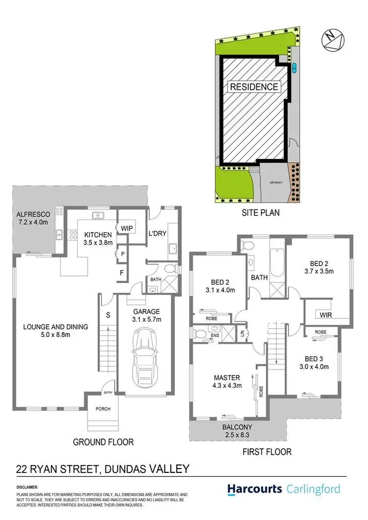 Floorplan of Homely house listing, 22 Ryan Street, Dundas Valley NSW 2117