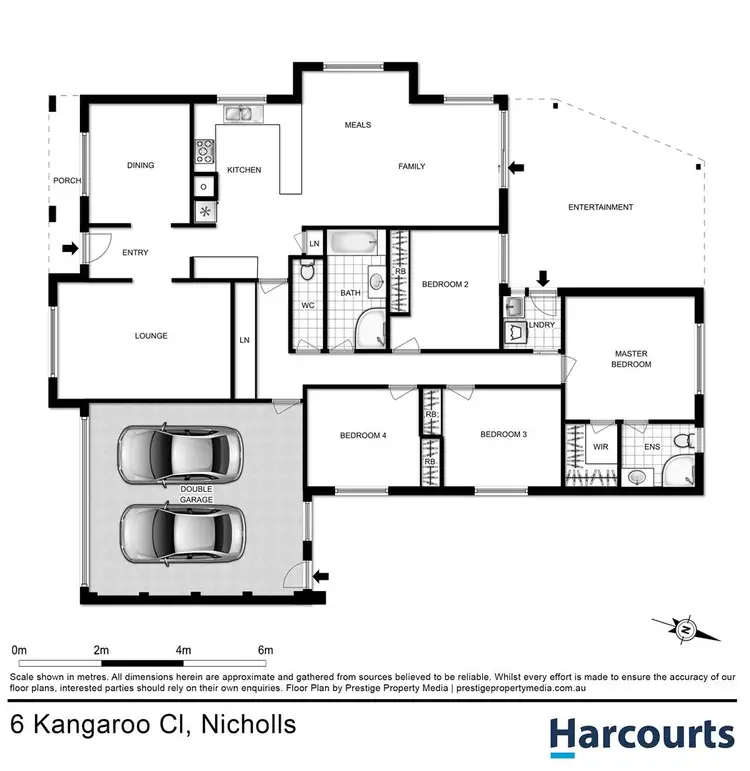 Floorplan of Homely house listing, 6 Kangaroo Close, Nicholls ACT 2913
