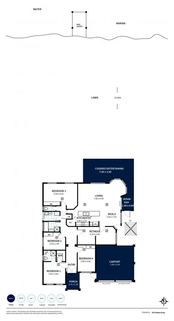 Floorplan of Homely house listing, 23 Prince Alfred Parade, Hindmarsh Island SA 5214