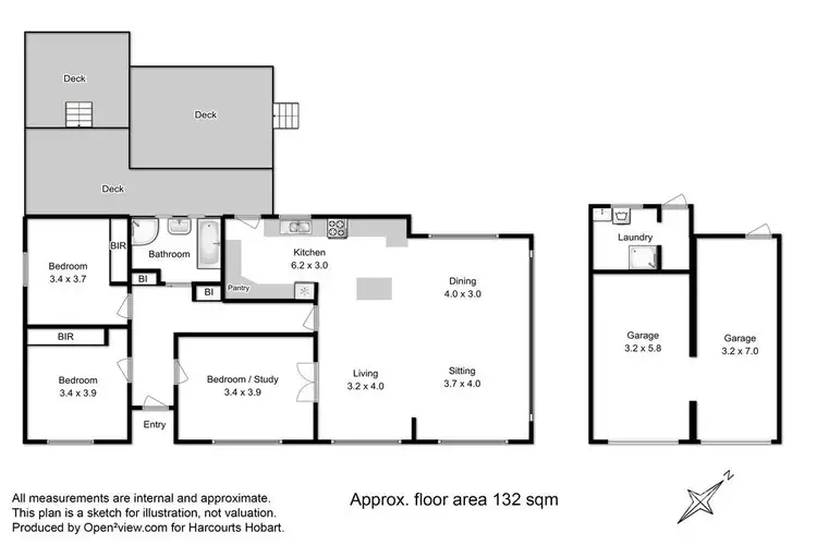 Floorplan of Homely house listing, 1 Forest Road, West Hobart TAS 7000