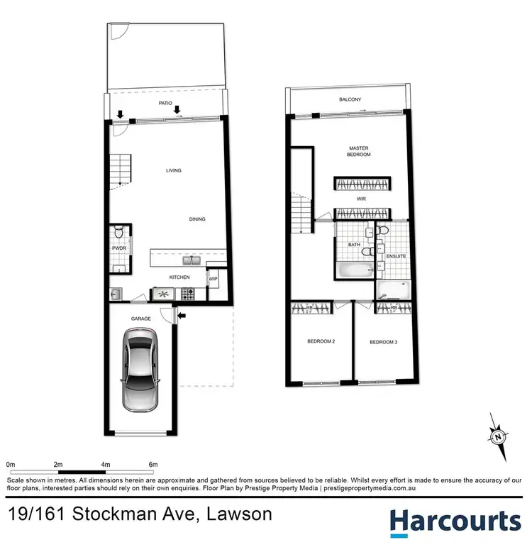 Floorplan of Homely townhouse listing, 19/161 Stockman Avenue, Lawson ACT 2617